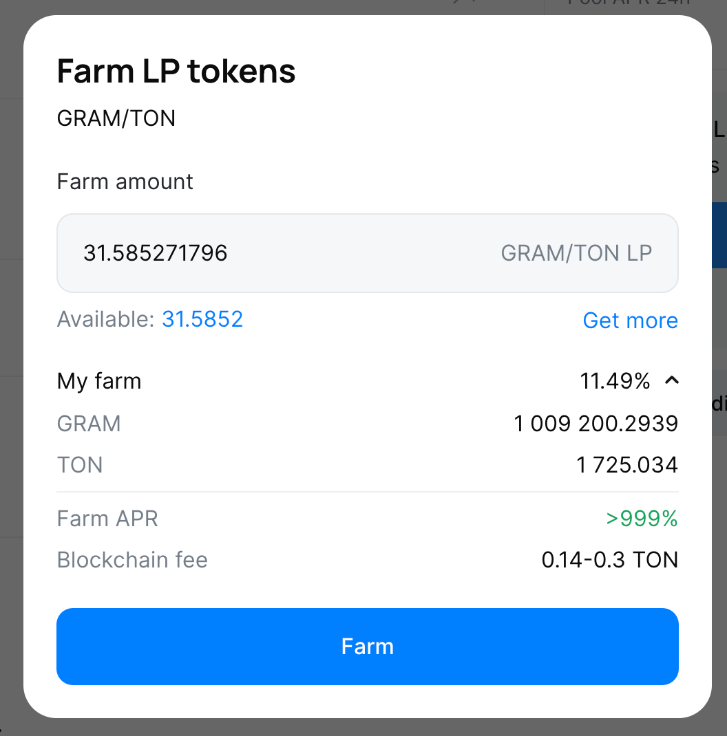 Farming on STON.fi